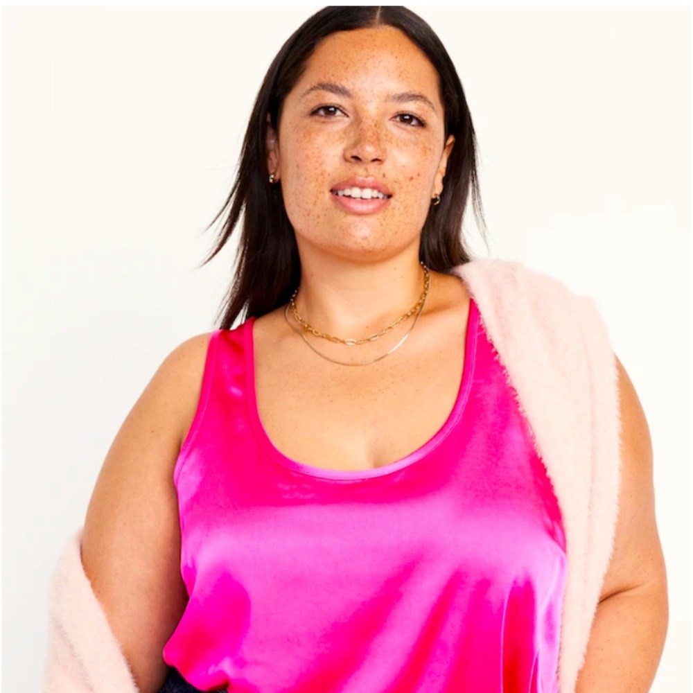 NWT Old Navy Satin Top Barbie Valentine’s Date Night